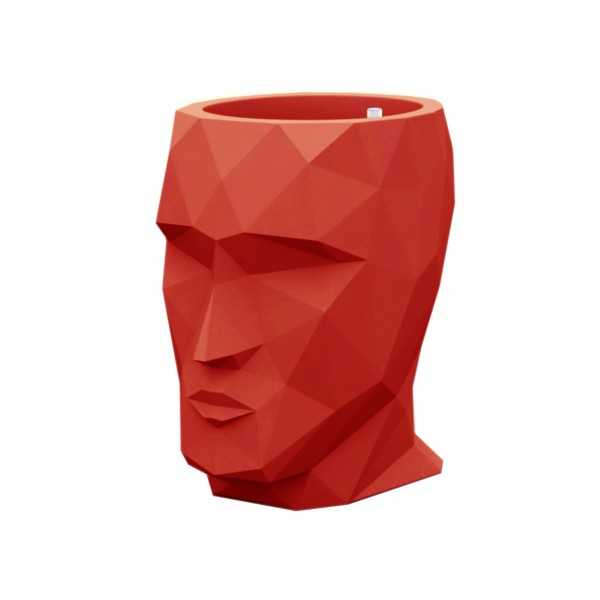 Lacquered pot in the shape of a head - ADAN 42 - Vondom