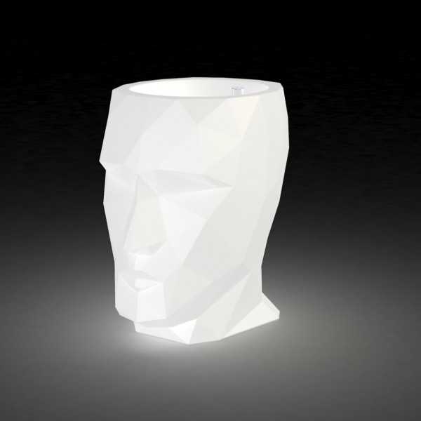 ADAN White Lighted Planter - Lighted Flowerpots Vondom