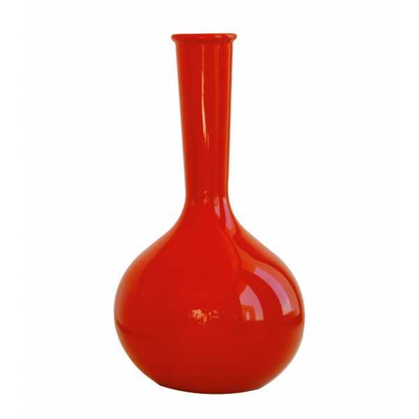 Vase Design Finition Laquée Flask Chemistubes Vondom - rouge