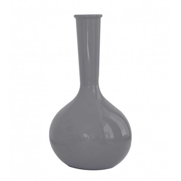 Vase Design Finition Laquée Flask Chemistubes Vondom - gris acier