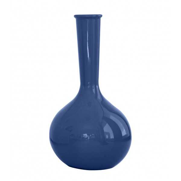 Vase Design Finition Laquée Flask Chemistubes Vondom - bleu