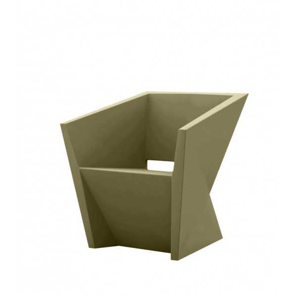 Faz Fauteuil de repas design Vondom - khaki