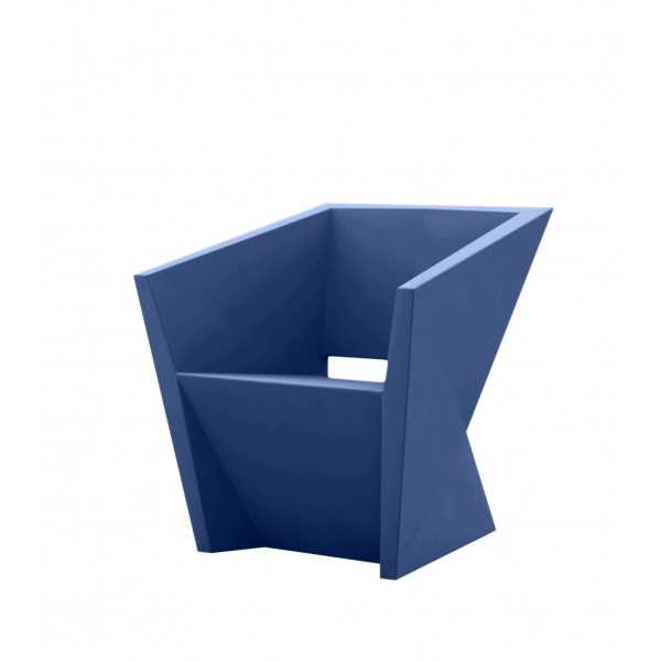 Faz Fauteuil de repas design Vondom - bleu