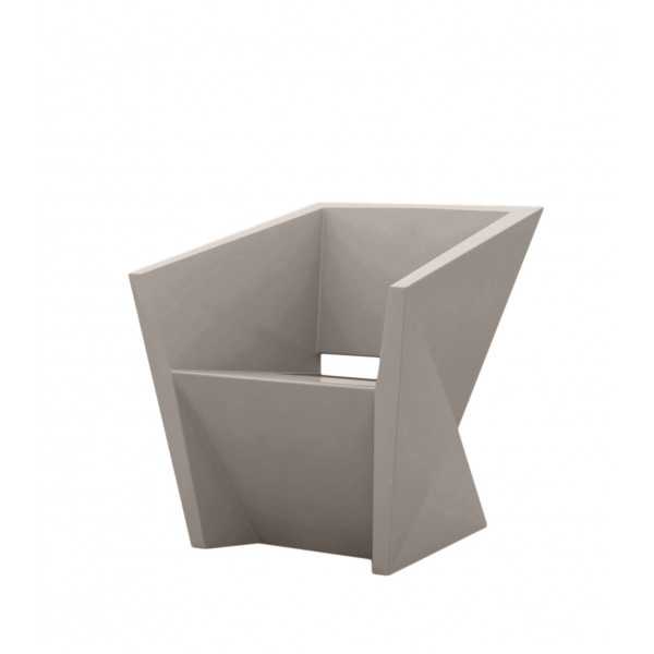 Faz Fauteuil de repas design Vondom laqué - taupe