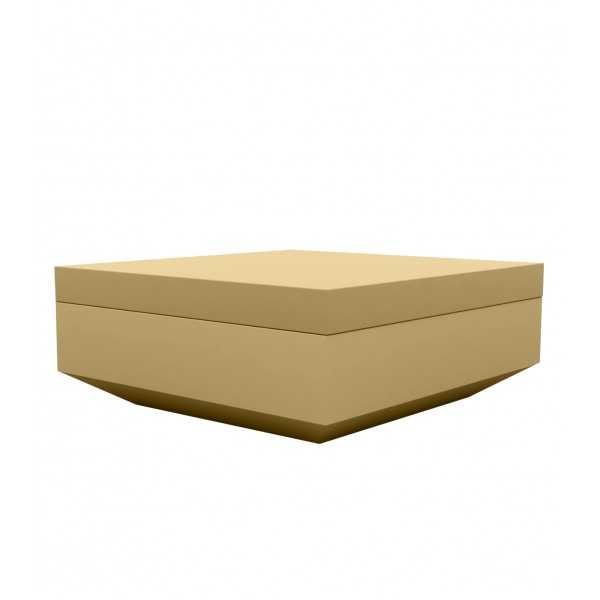 Pouf design carré Vela Vondom - beige