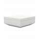 Pouf design carré Vela Vondom - blanc