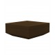 Pouf design carré Vela Vondom - bronze