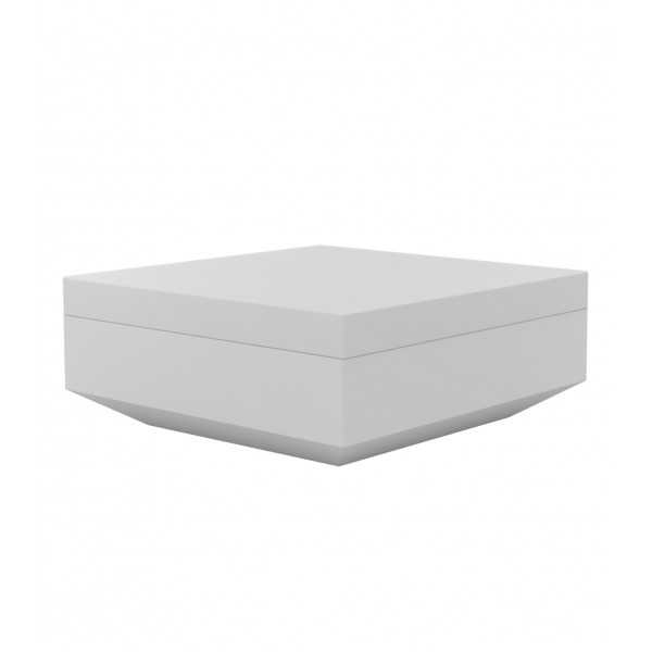 Pouf design carré Vela Vondom - ice