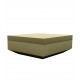 Pouf design carré Vela Vondom - khaki