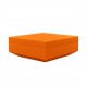 Pouf design carré Vela Vondom - orange