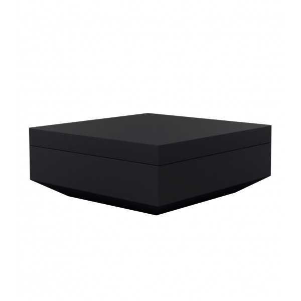 Pouf design carré Vela Vondom - noir