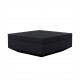 Pouf design carré Vela Vondom - noir