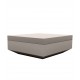 Pouf design carré Vela Vondom - taupe