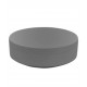 Pouf Design Rond Vela Vondom - gris acier