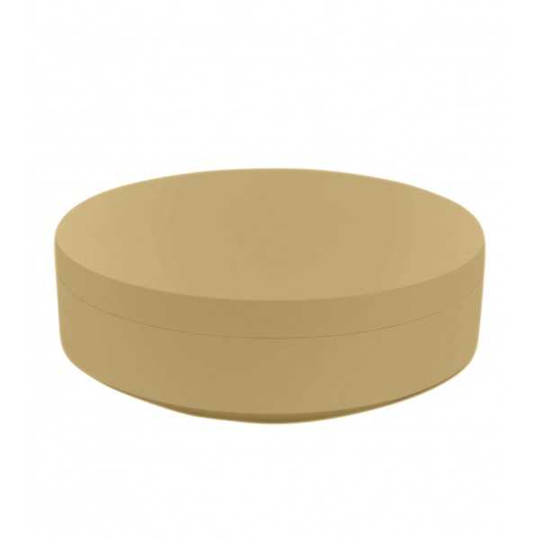 Pouf Design Rond Vela Vondom - beige