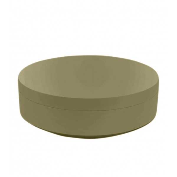 Pouf Design Rond Vela Vondom - khaki