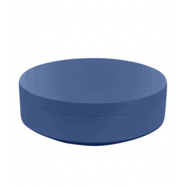 Pouf Design Rond Vela Vondom - bleu