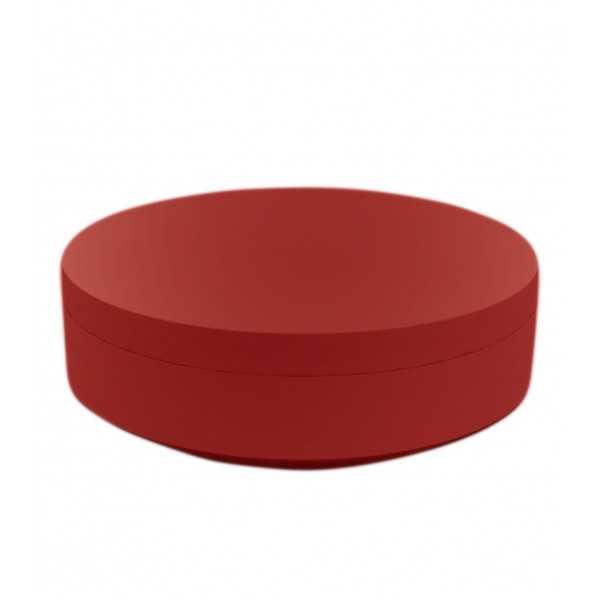 Pouf Design Rond Vela Vondom - rouge