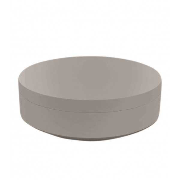 Pouf Design Rond Vela Vondom - taupe