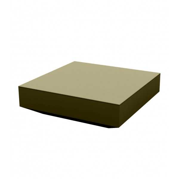 Table basse carrée Vela Vondom - khaki