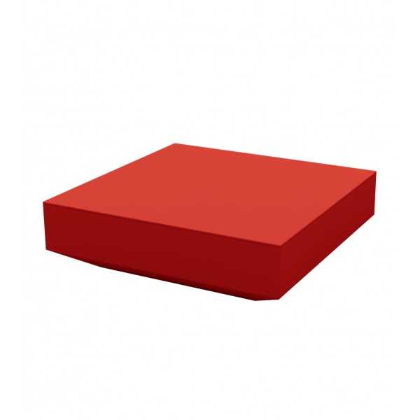 Table basse carrée Vela Vondom - rouge