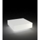 VELA Table Basse Carré Lumineuse LED Blanche - Vondom