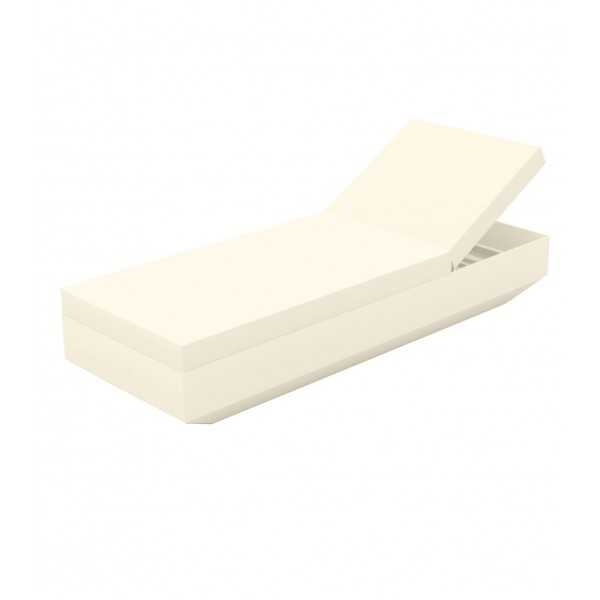 Vela chaise longue design Vondom - écru