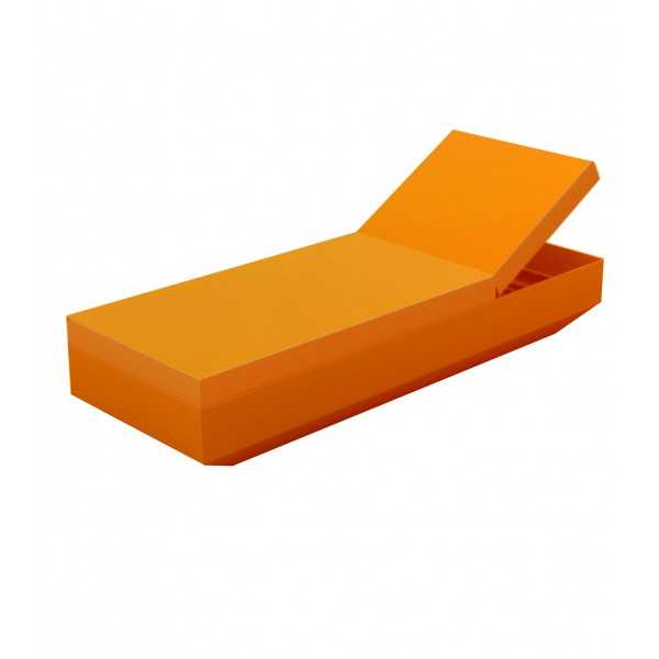 Vela chaise longue design Vondom - orange