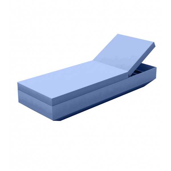 Vela chaise longue design Vondom - bleu