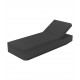 Vela chaise longue design Vondom laquée - anthracite