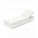 Vela chaise longue design Vondom laquée - blanc