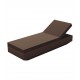 Vela chaise longue design Vondom laquée - bronze