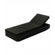 Vela chaise longue design Vondom laquée - noir