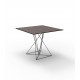 FAZ Square Stainless Steel Design Table (100x100x72 cm) - Vondom