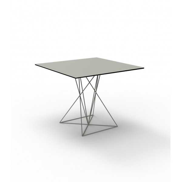 FAZ Square Stainless Steel Design Table (100x100x72 cm) - Vondom