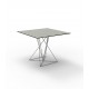 FAZ Square Stainless Steel Design Table (100x100x72 cm) - Vondom