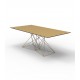 FAZ Large Stainless Steel Dining Table (200x100x72 cm) - Vondom