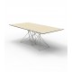 FAZ Large Stainless Steel Dining Table (200x100x72 cm) - Vondom