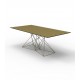 FAZ Large Stainless Steel Dining Table (200x100x72 cm) - Vondom