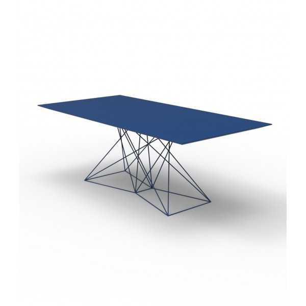 FAZ Large Stainless Steel Dining Table (200x100x72 cm) - Vondom