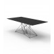 FAZ Large Stainless Steel Dining Table (200x100x72 cm) - Vondom