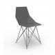 FAZ Chaise inox Vondom - noir