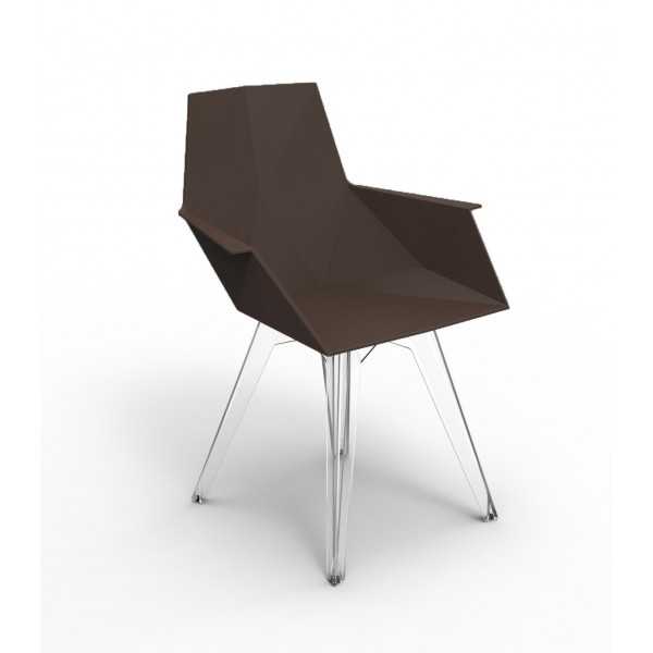 FAZ Chaise avec accoudoirs Vondom - bronze