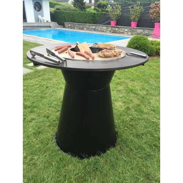 Brasero / Fire Table acier corten - Aquafolie's