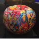 Pomme décoration avec graffiti Bull and Stein