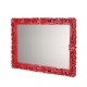 MIRROR OF LOVE XL Flame Red Miroir Neo Baroque XXL Rectangulaire 223 x 162 cm