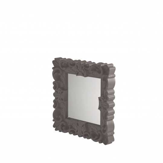 Petit Miroir Baroque - Mirror of Love S Laqué - Argile Grey