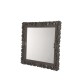 MIRROR OF LOVE L Argile Grey Grand Miroir Neo Baroque Design Carré