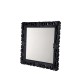 MIRROR OF LOVE L Jet Black Grand Miroir Neo Baroque Design Carré