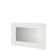 Miroir Neo Baroque Rectangulaire - Mirror of Love M Laqué - Milky White